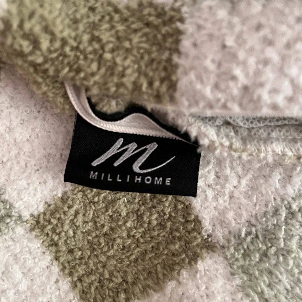 Soft Checkerboard Green and White Pillow Covers